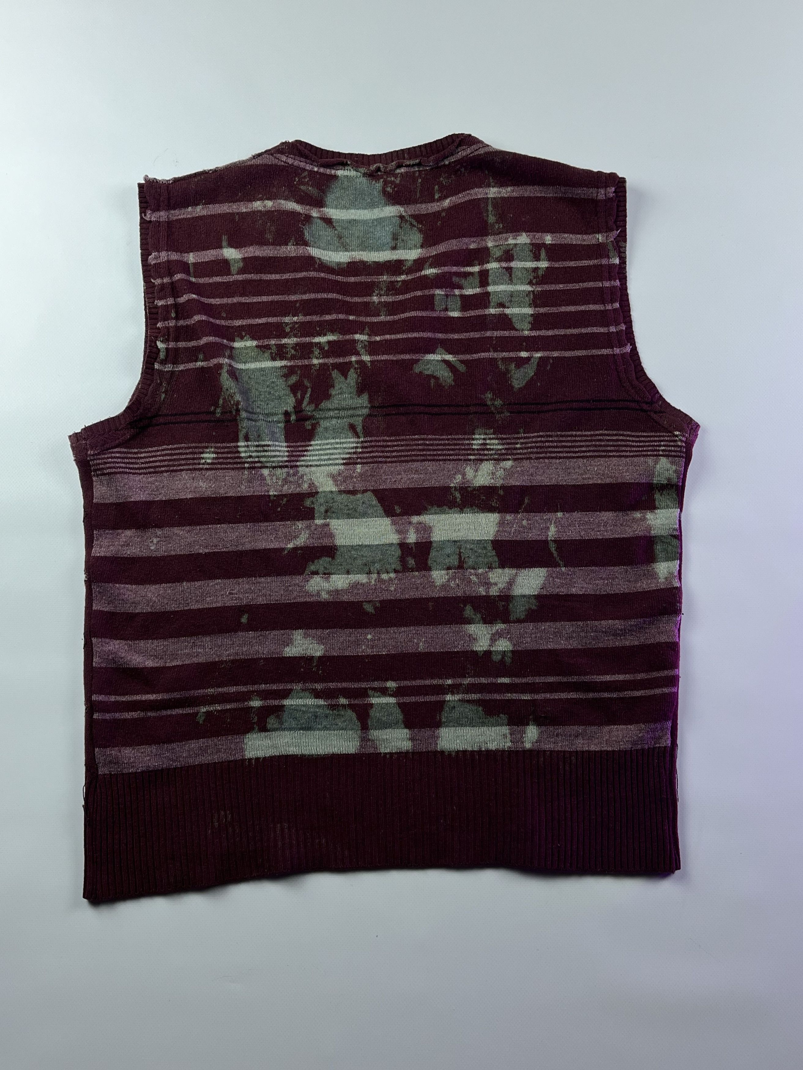 Diesel VTG DIESEL Faded Geometric Patterns Gradient Wool Vest Size US M / EU 48-50 / 2 - 3 Thumbnail
