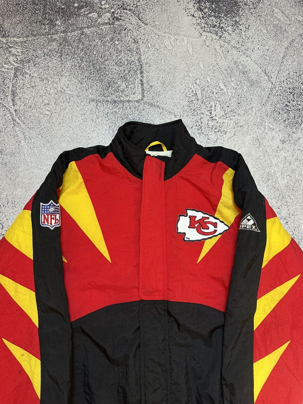 Apex One Vntg 80s NFL Kansas City Chiefs Pro Line by Apex One Jacket Size US M / EU 48-50 / 2 - 9 Thumbnail