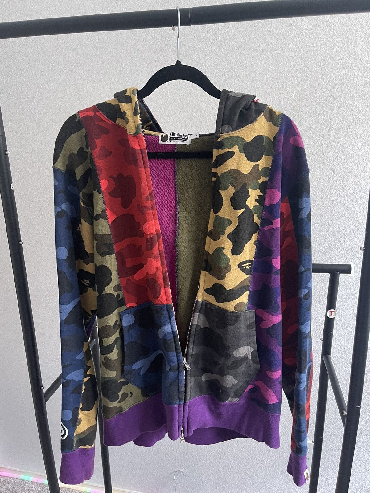 Bape Bape multi camo shark hoodie Size US L / EU 52-54 / 3 - 2 Thumbnail