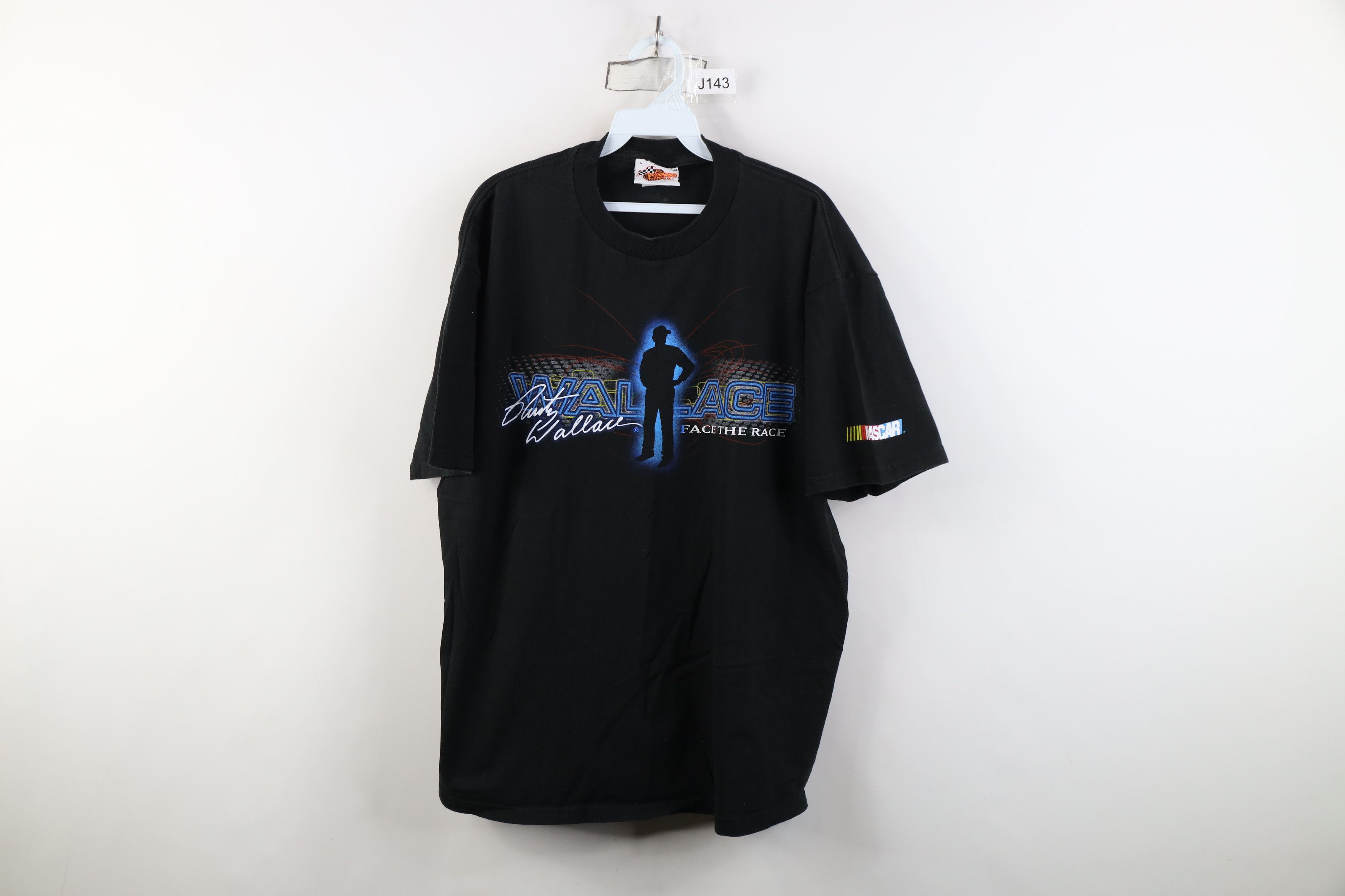 Vintage Vintage Y2K 2003 NASCAR Wallace Racing Short Sleeve T-Shirt Size US L / EU 52-54 / 3 - 1 Thumbnail