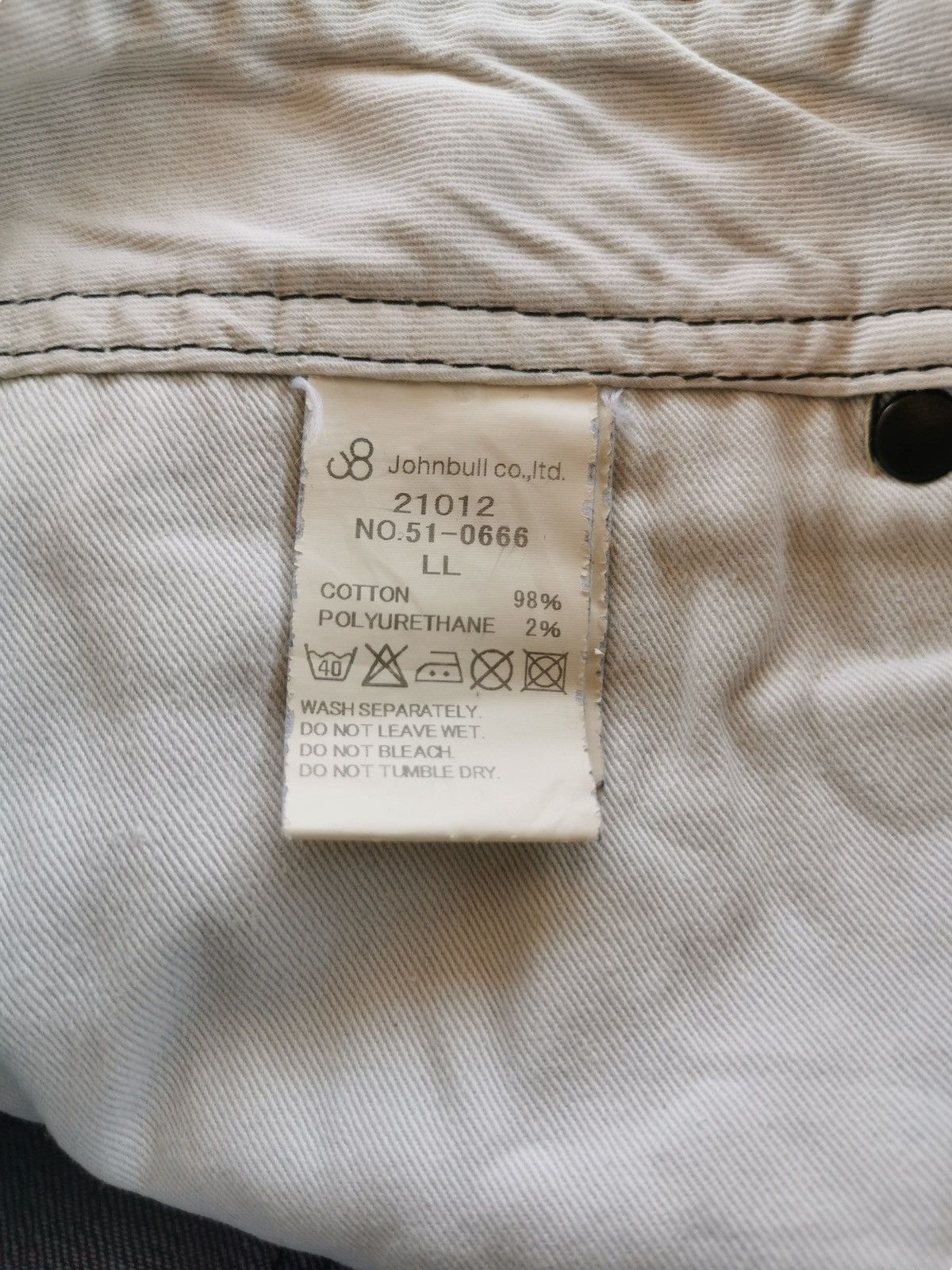Johnbull Cargo Pants Distressed Denim Size US 34 / EU 50 - 9 Thumbnail