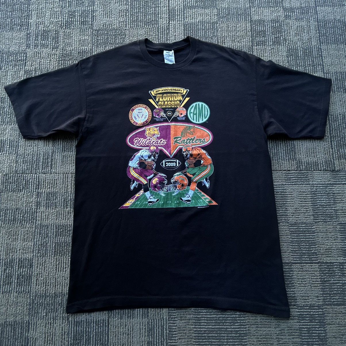 Vintage Vtg Y2K 2009 Florida Classic FAMU Bethune HBCU Black T-shirt Size US XL / EU 56 / 4 - 1 Thumbnail