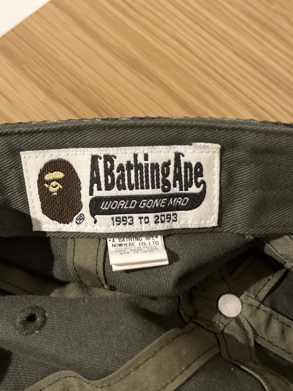 Bape BAPE ABC Long Tape Panel Cap Size ONE SIZE - 7 Thumbnail