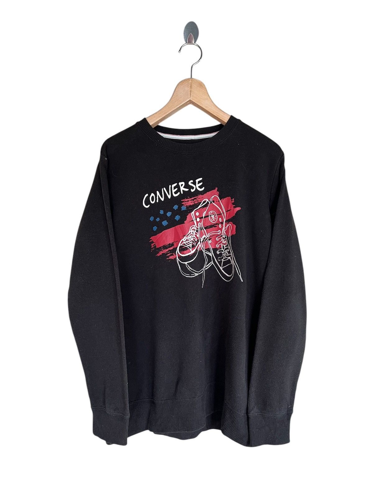 Converse Converse Spell Out Sweatshirt Size US M / EU 48-50 / 2 - 1 Thumbnail