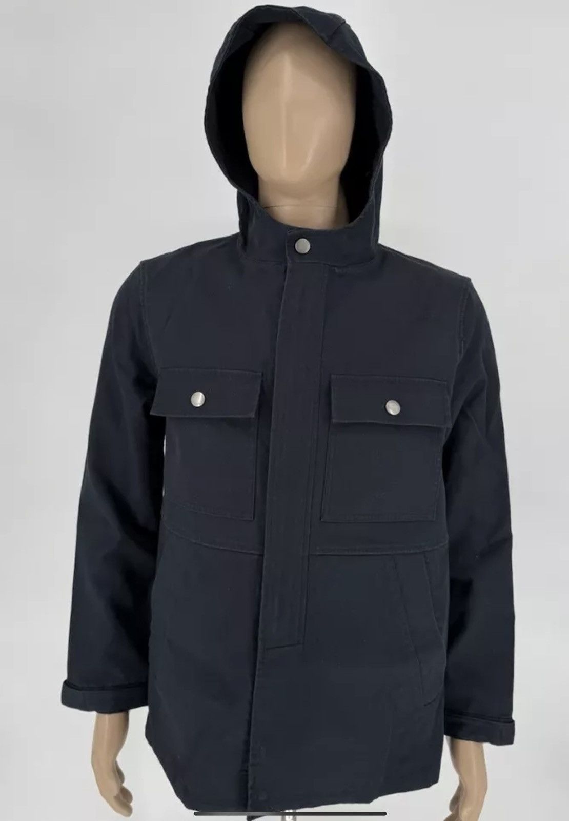 Apc Jacket Parka Navy Blue Men's Size M Rue Madame Paris