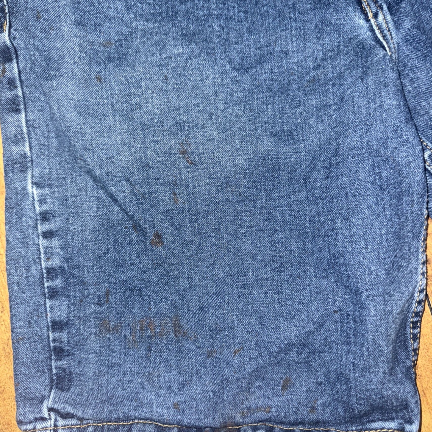 Vintage VINTAGE Big Mac Workwear Denim Shorts 31x12 Jorts Y2K 90s Carpenter Denim Blue Mens Size US 31 - 3 Thumbnail