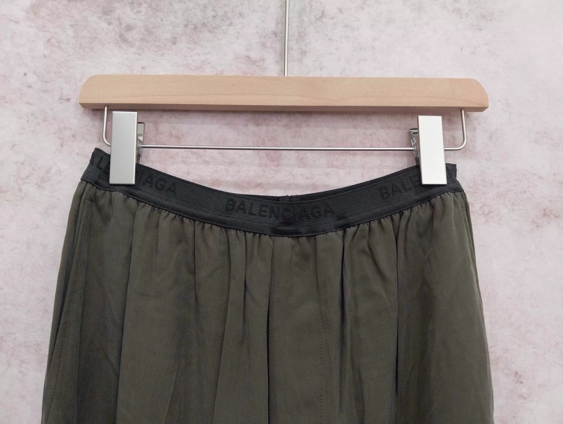 Balenciaga Balenciaga Logo Waist Wide Leg Pants 44 Size 30" / US 8 / IT 44 - 3 Thumbnail