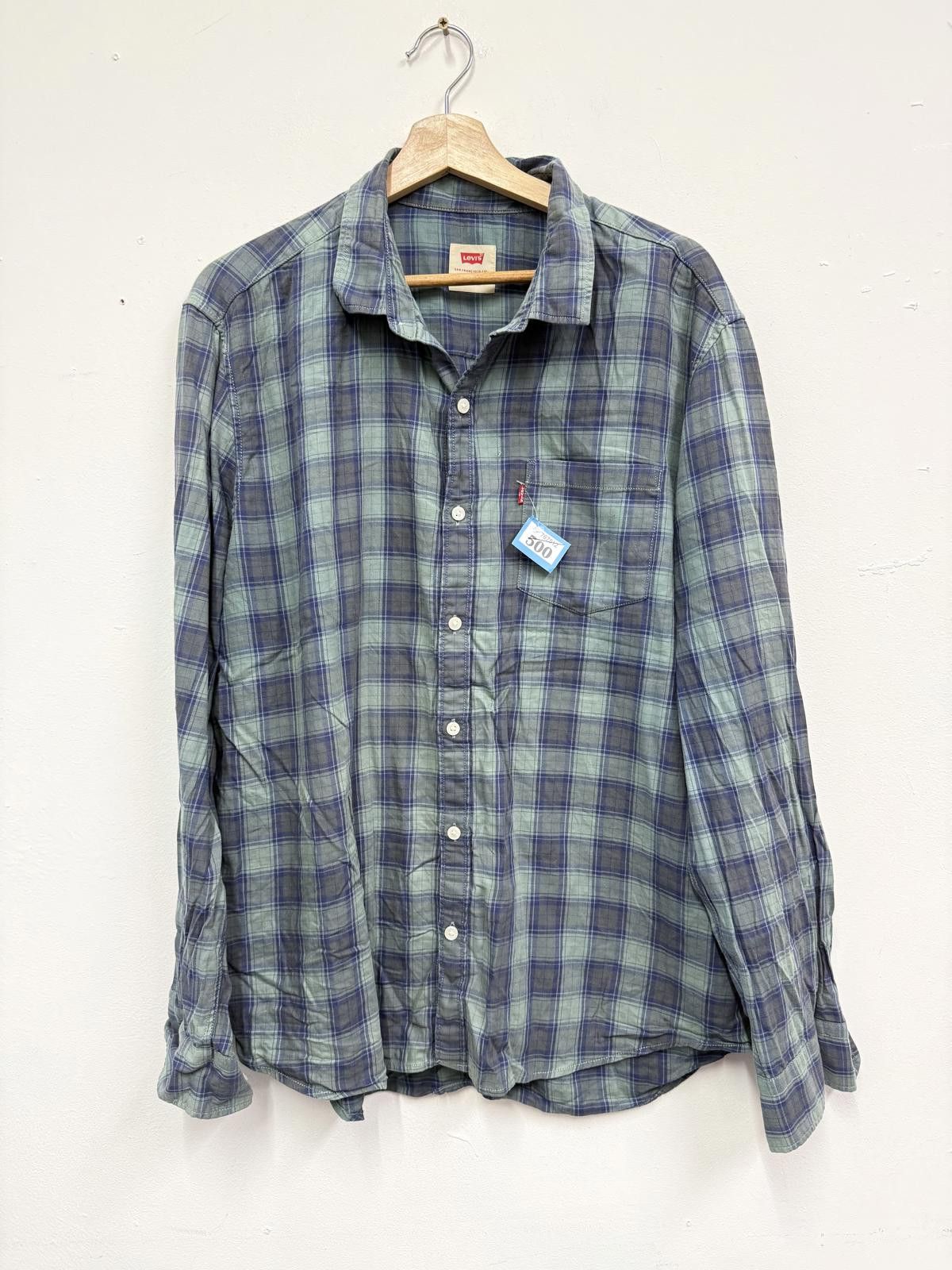 Levi's Levi's Men's Long Sleeve Plaid Shirt XL Size US XL / EU 56 / 4 - 1 Thumbnail