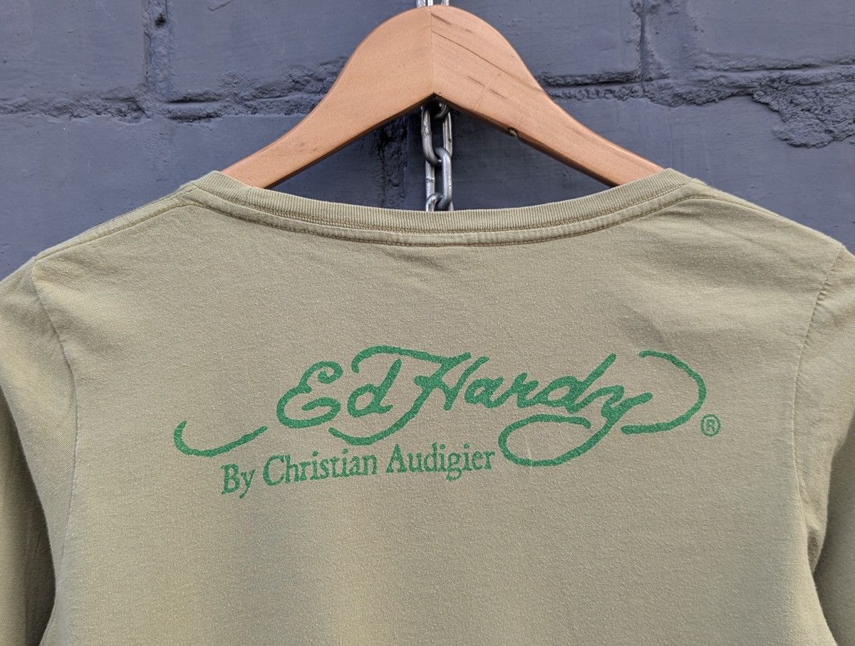 Ed Hardy Vintage Ed Hardy by Christian Audigier Longsleeve Shirt Size S / US 4 / IT 40 - 6 Thumbnail
