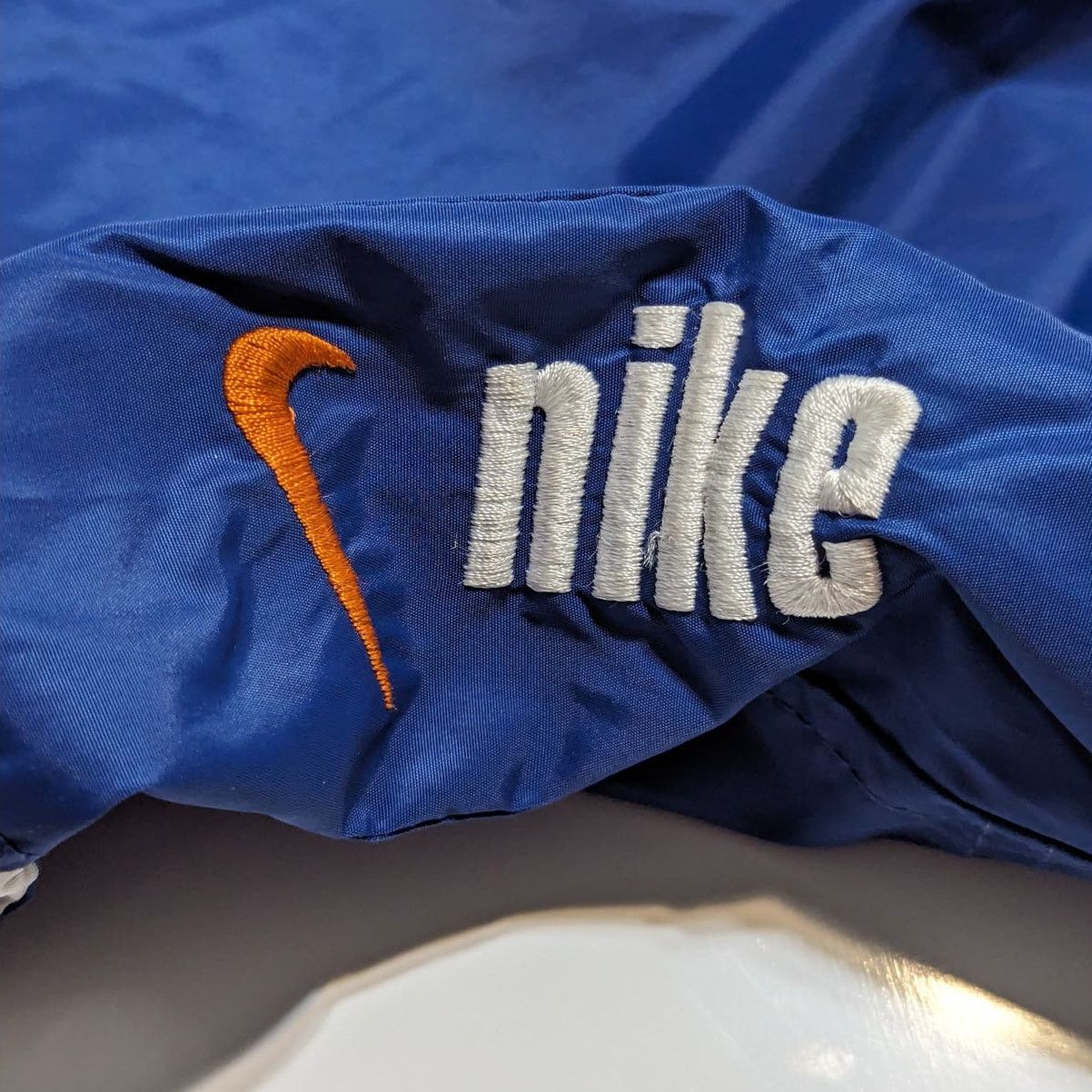 Nike × Vintage Vintage Nike Track Jacket Windbreaker Rain Waterproof Blue Size US XL / EU 56 / 4 - 5 Thumbnail