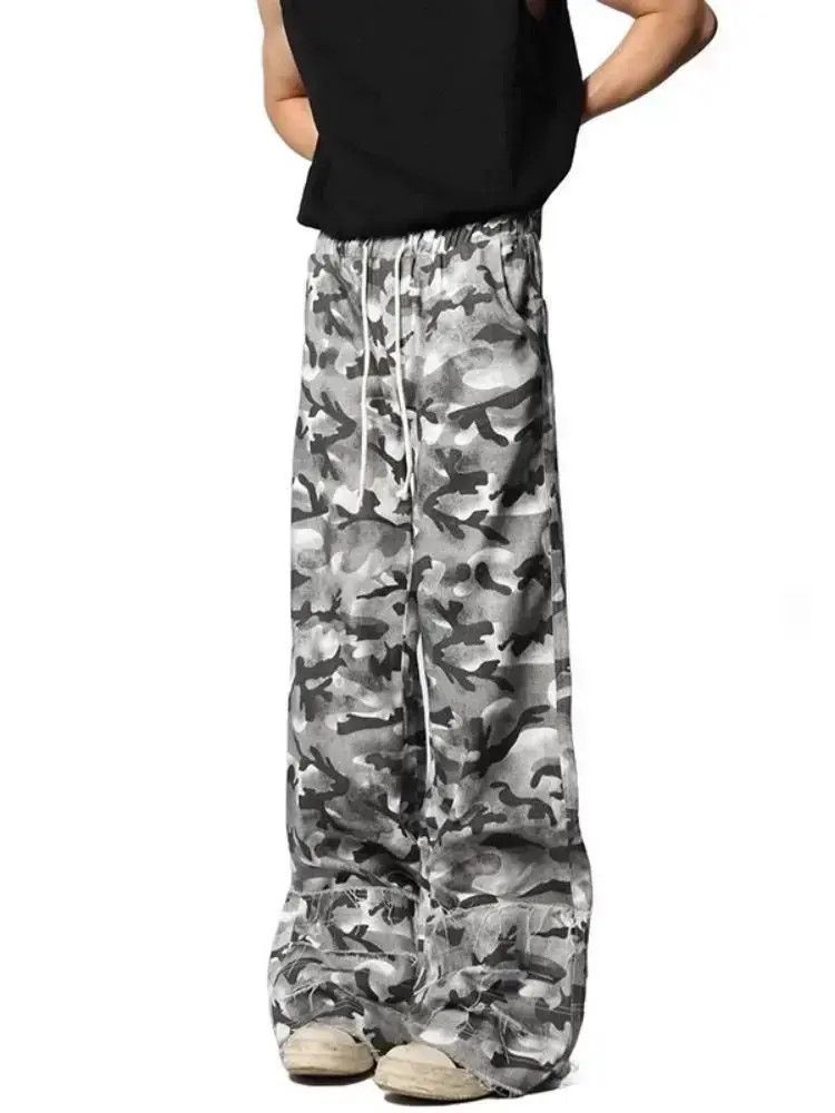 Japanese Brand Retro loose camouflage high street jeans Size US 30 / EU 46 - 6 Thumbnail