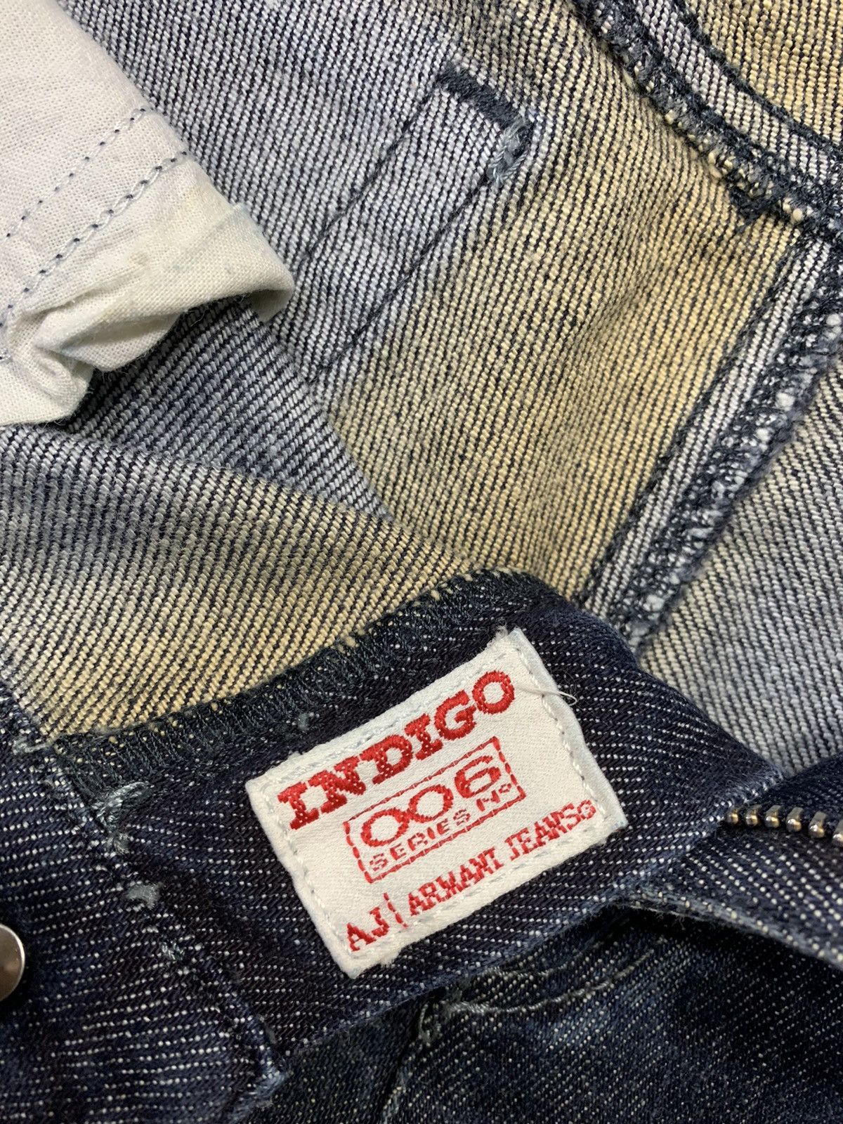 Armani Hype AJ Armani Jeans Indigo 006 Series Denim Unisex Pant Size US 29 - 18 Thumbnail