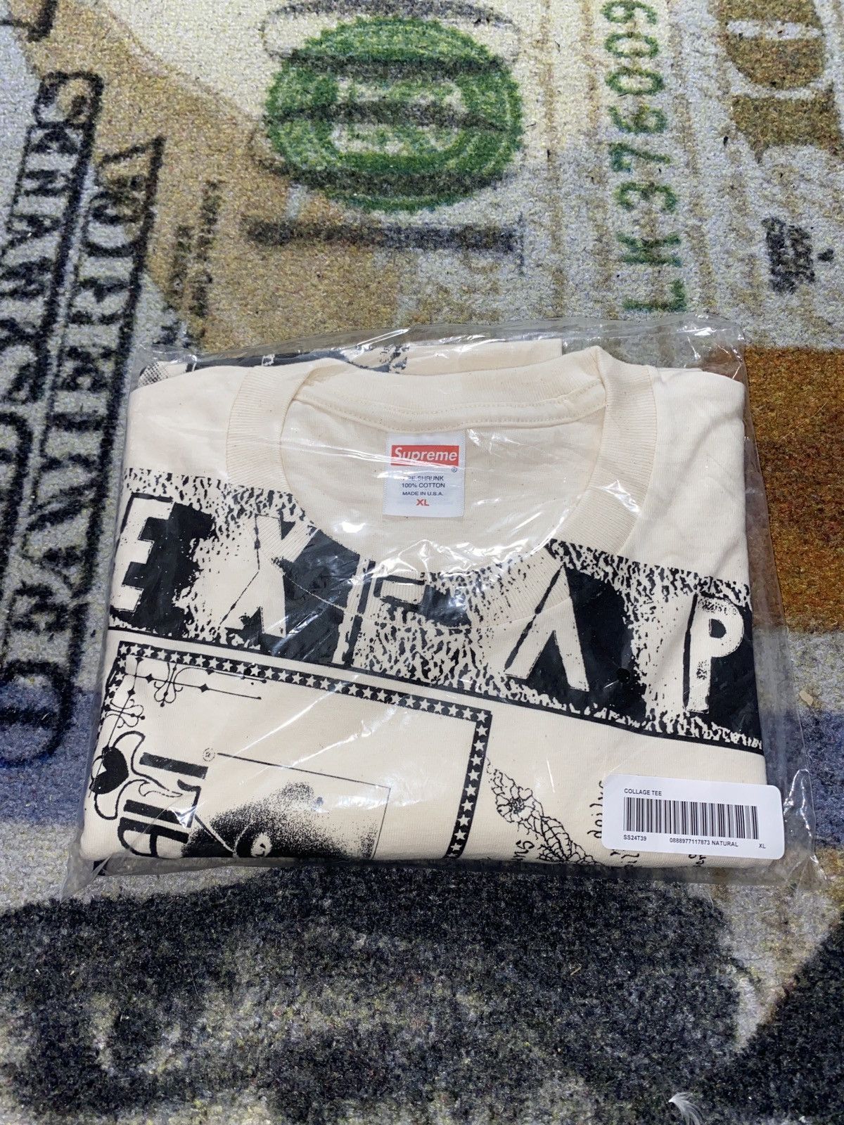 image of Supreme Collage Tee, Men's (Size XL)