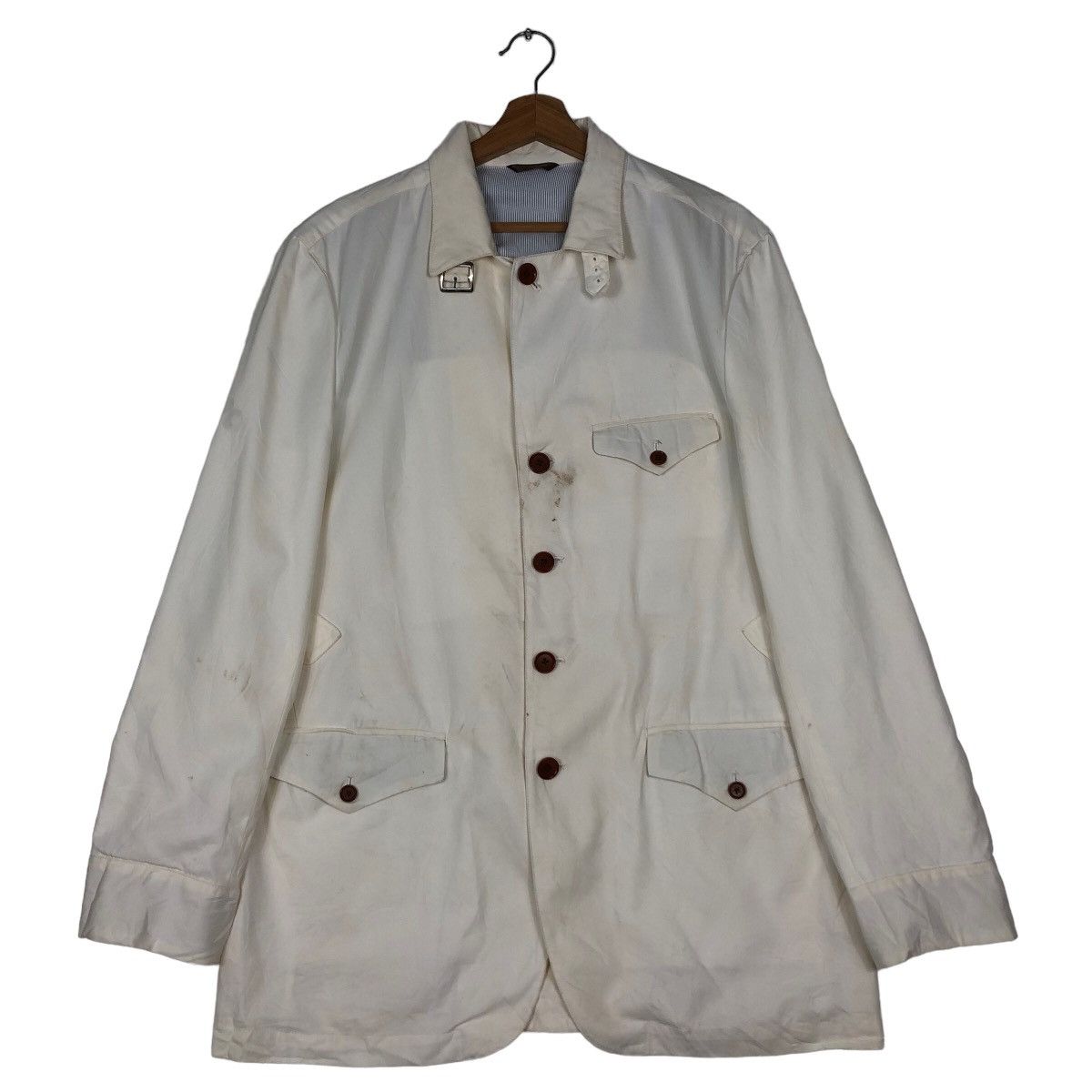 Issey Miyake 🔥Male & Co Issey Miyake Japan Chore Work Jacket Size US L / EU 52-54 / 3 - 1 Thumbnail