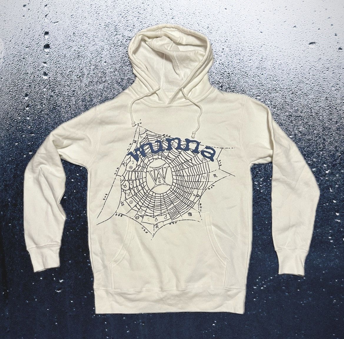 image of Spider Worldwide Wunna Hoodie White - Sp5Der / Gunna, Men's (Size XL)