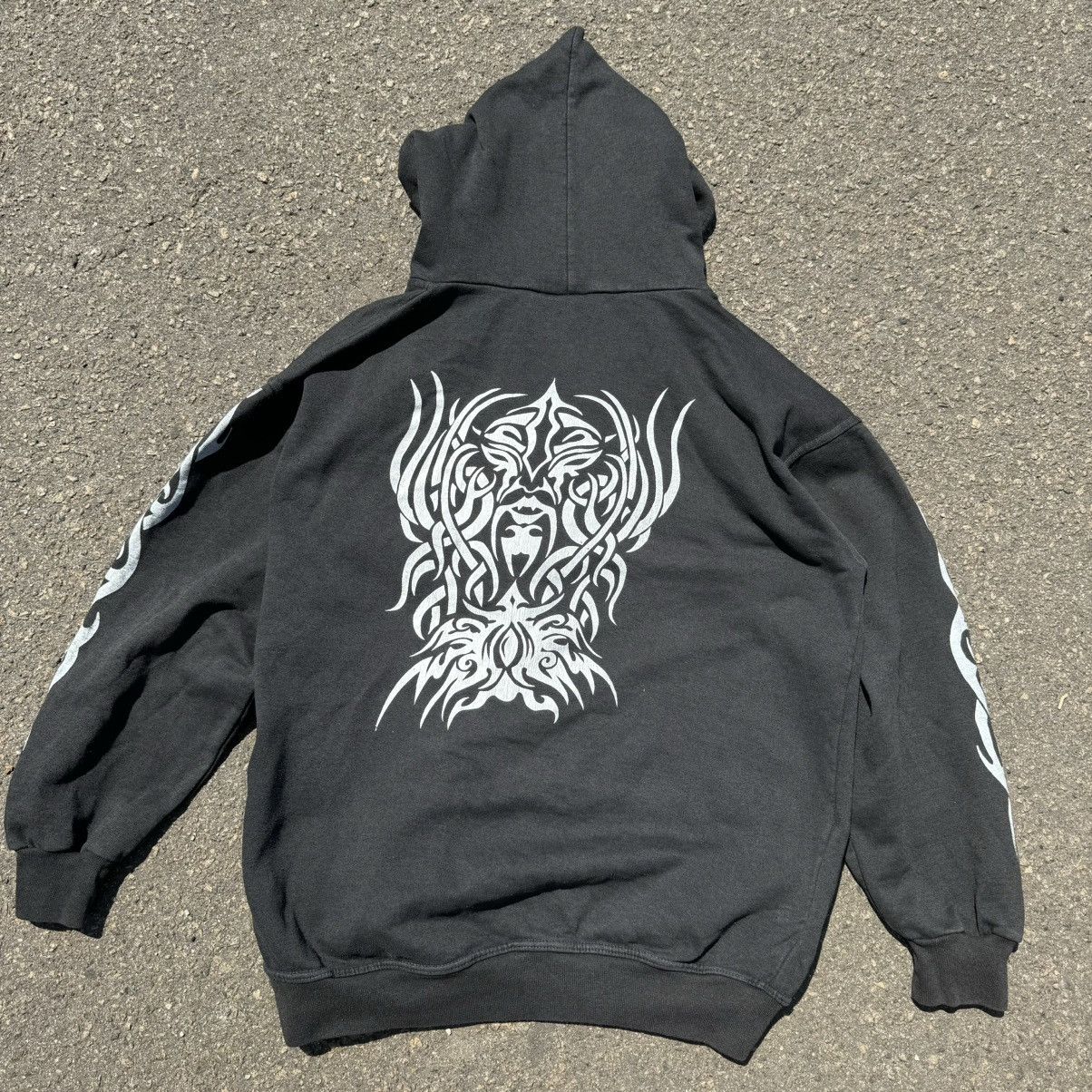 Vintage vintage hoodie 90s japanese zip rare designer motorhead Size US L / EU 52-54 / 3 - 7 Thumbnail