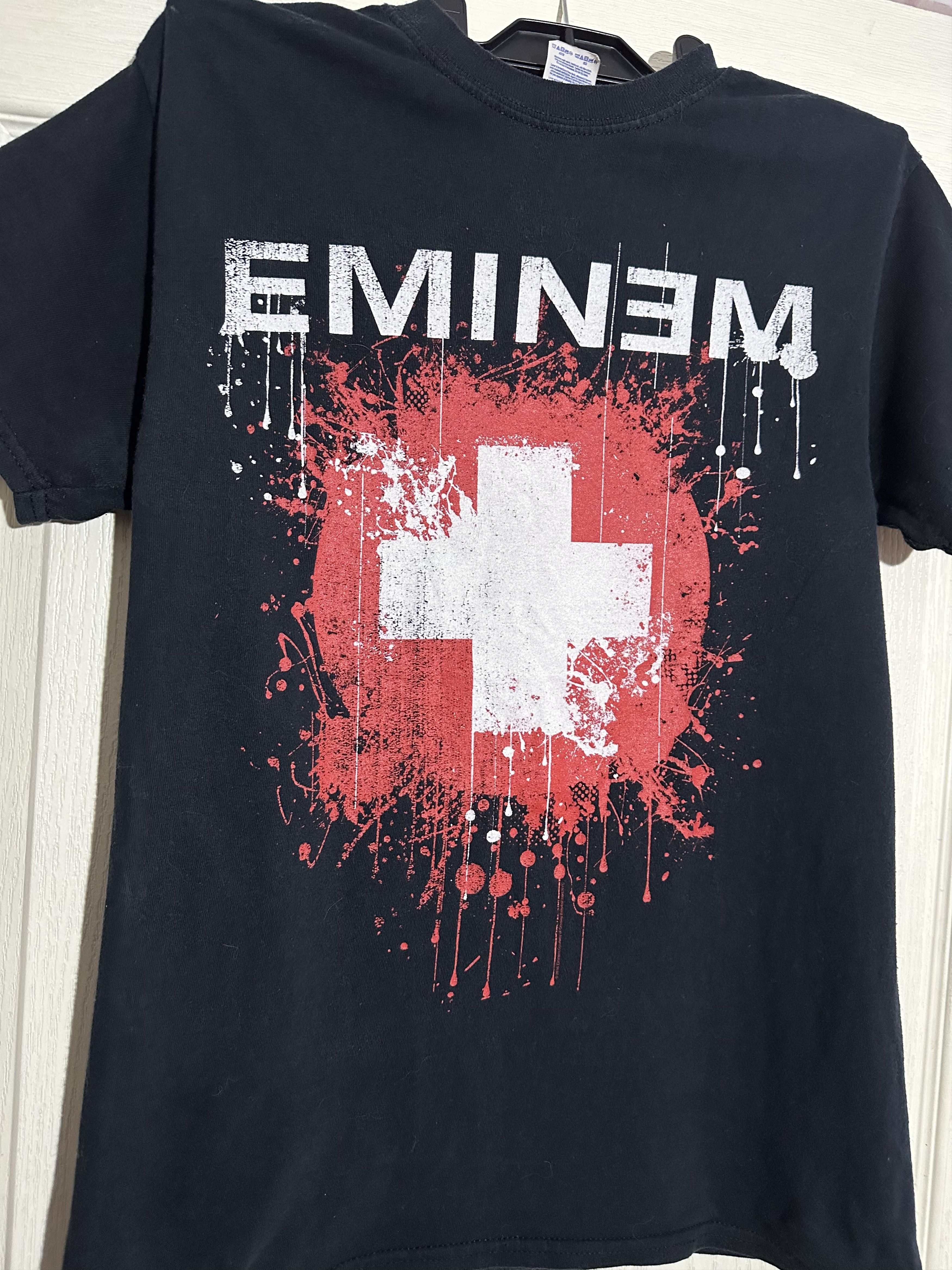Gildan Eminem Graphic T-Shirt Black Size S Rap Hip Hop Streetwear Size US S / EU 44-46 / 1 - 2 Thumbnail