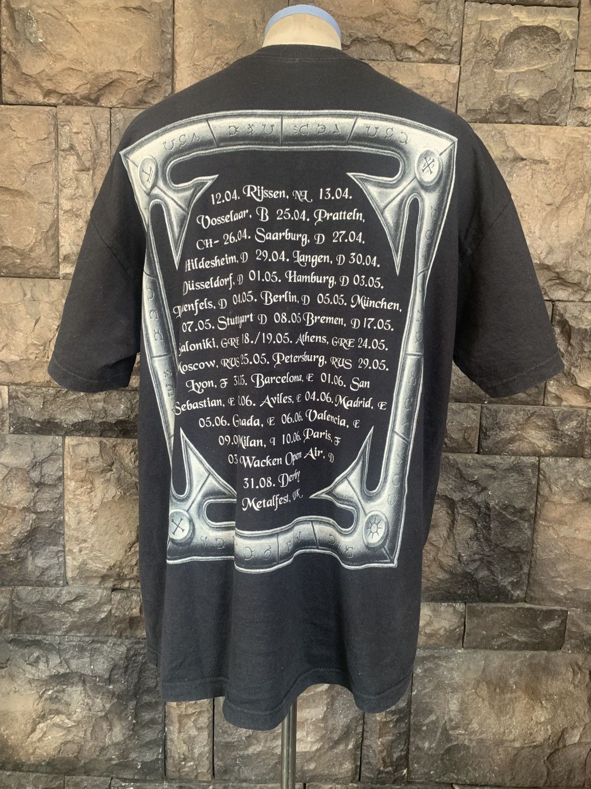 Band Tees × Vintage Vintage 2003 Blind Guardian German Metal Band Tour T shirt Size US XL / EU 56 / 4 - 6 Thumbnail