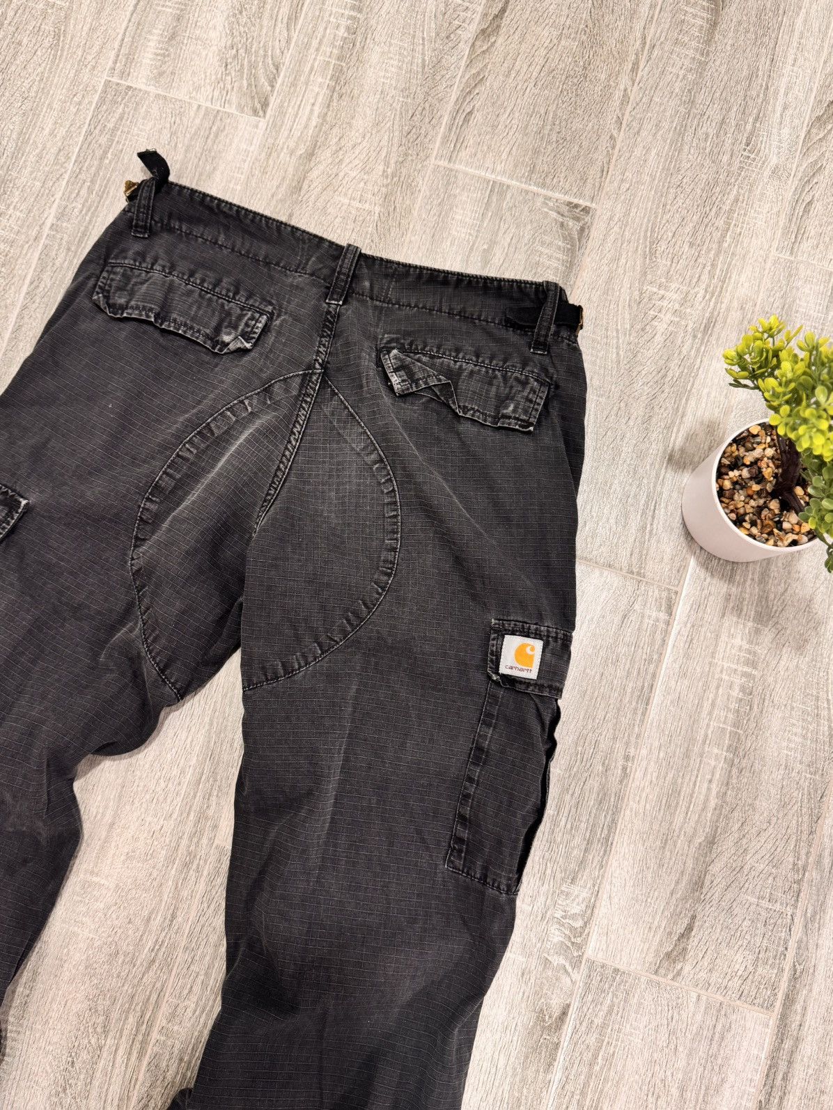 Carhartt Vintage Cargo Pants Double Knee Baggy Y2K Opium SK8 BONTAGE Size US 32 / EU 48 - 13 Thumbnail