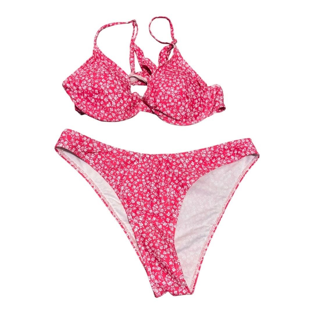 Shein Pink Floral Bikini Size M Size M / US 6-8 / IT 42-44 - 2 Thumbnail