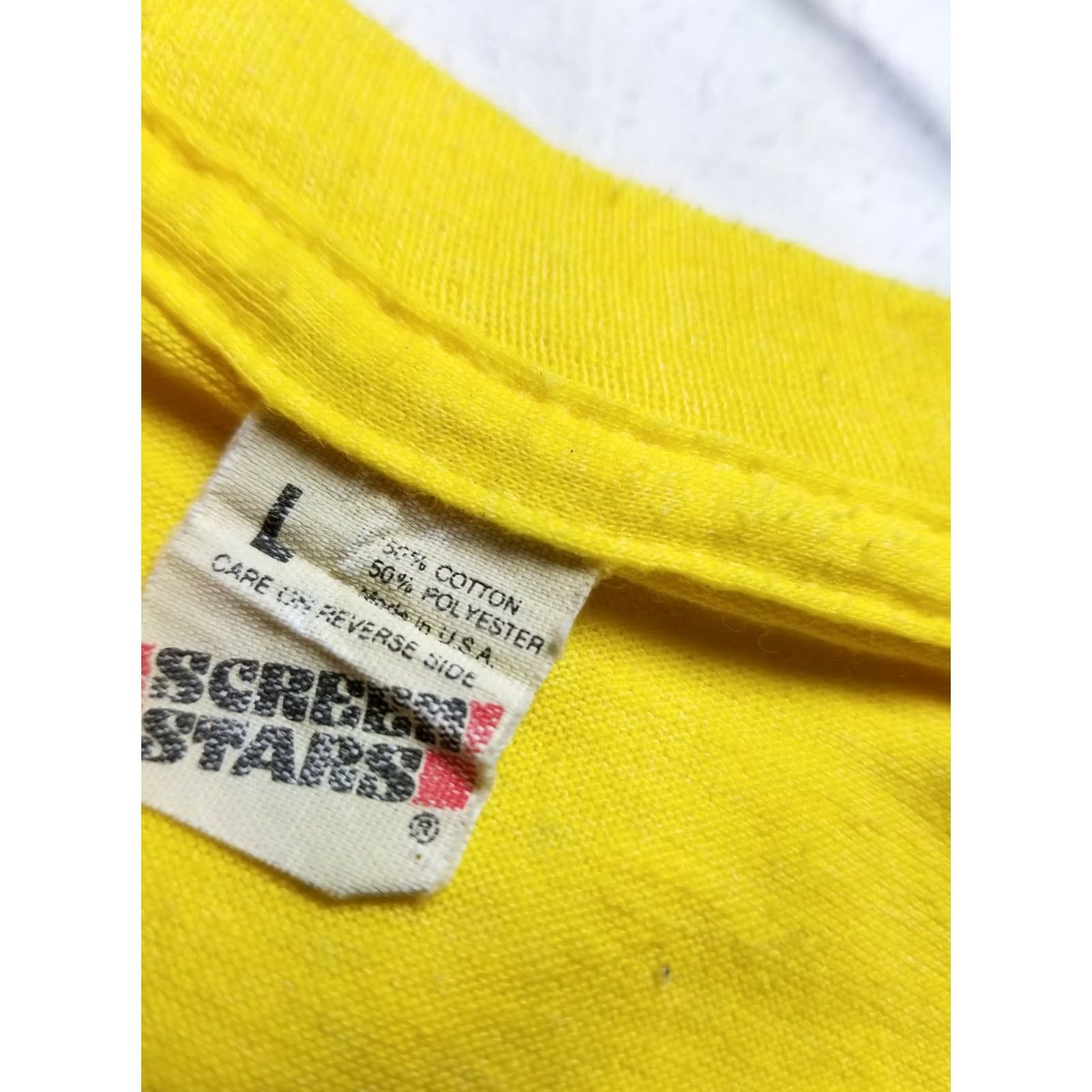 Vintage VINTAGE Screen Stars Shirt Unisex L Black ARMED FORCES LARGE 1980s Graphic Tee Military Army Wife USA Size US L / EU 52-54 / 3 - 3 Thumbnail