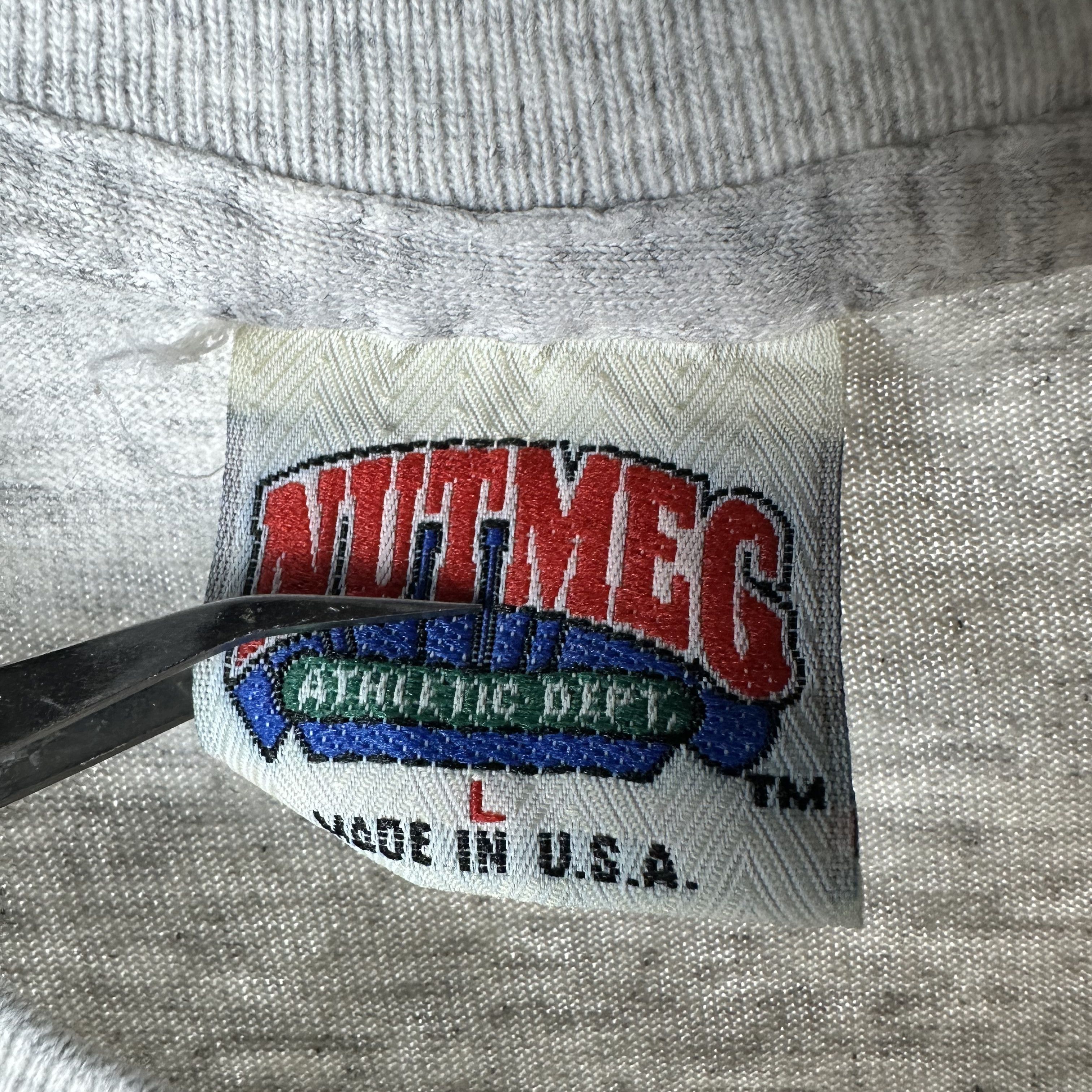 Vintage 90s Jerry Rice San Francisco 49ers NFL Nutmeg Card T-shirt Size US L / EU 52-54 / 3 - 5 Thumbnail