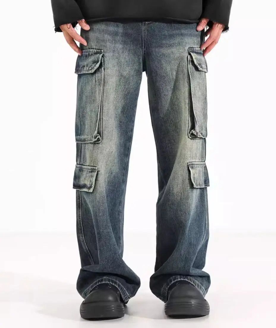 Designer × Japanese Brand Vintage Streetwear Harajuku Loose Casual Pants Size US 31 - 3 Thumbnail