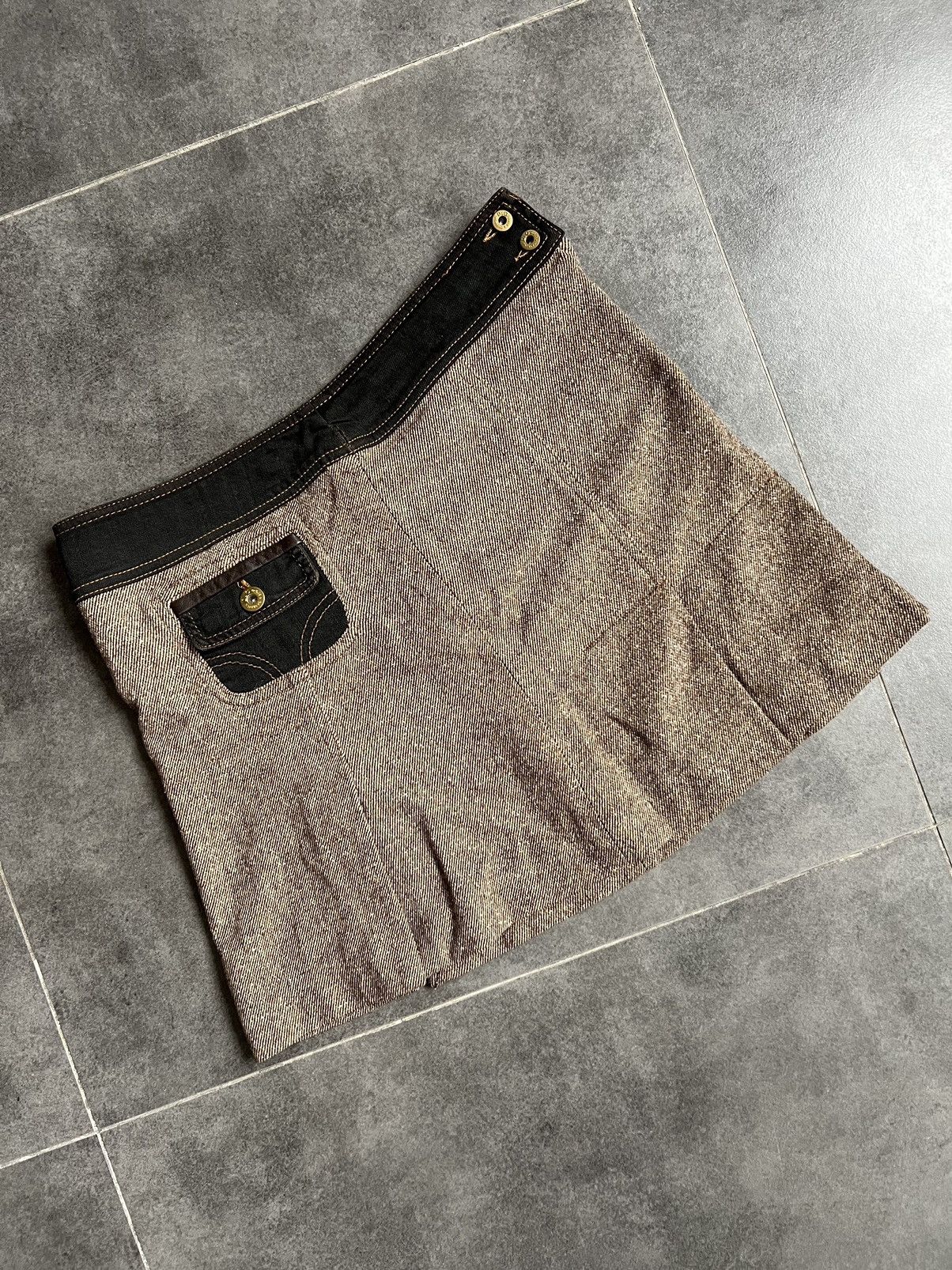 Dolce & Gabbana × Vintage Rare Vintage Dolce&Gabbana Wool Mini Skirt Size 27" / US 4 / IT 40 - 2 Thumbnail