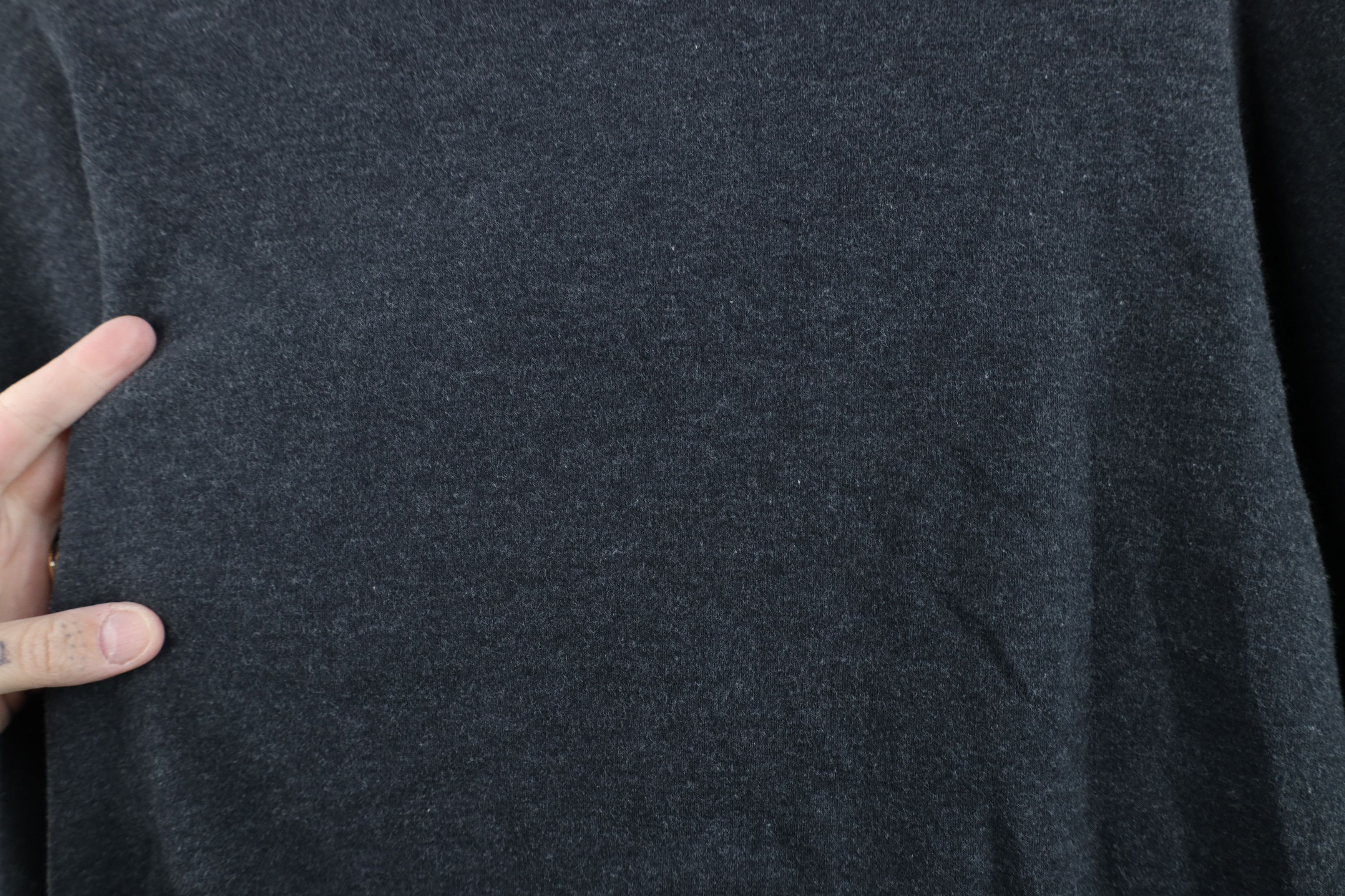 Vintage Vintage 90s Streetwear Mock Neck Long Sleeve T-Shirt Gray Size US L / EU 52-54 / 3 - 8 Thumbnail
