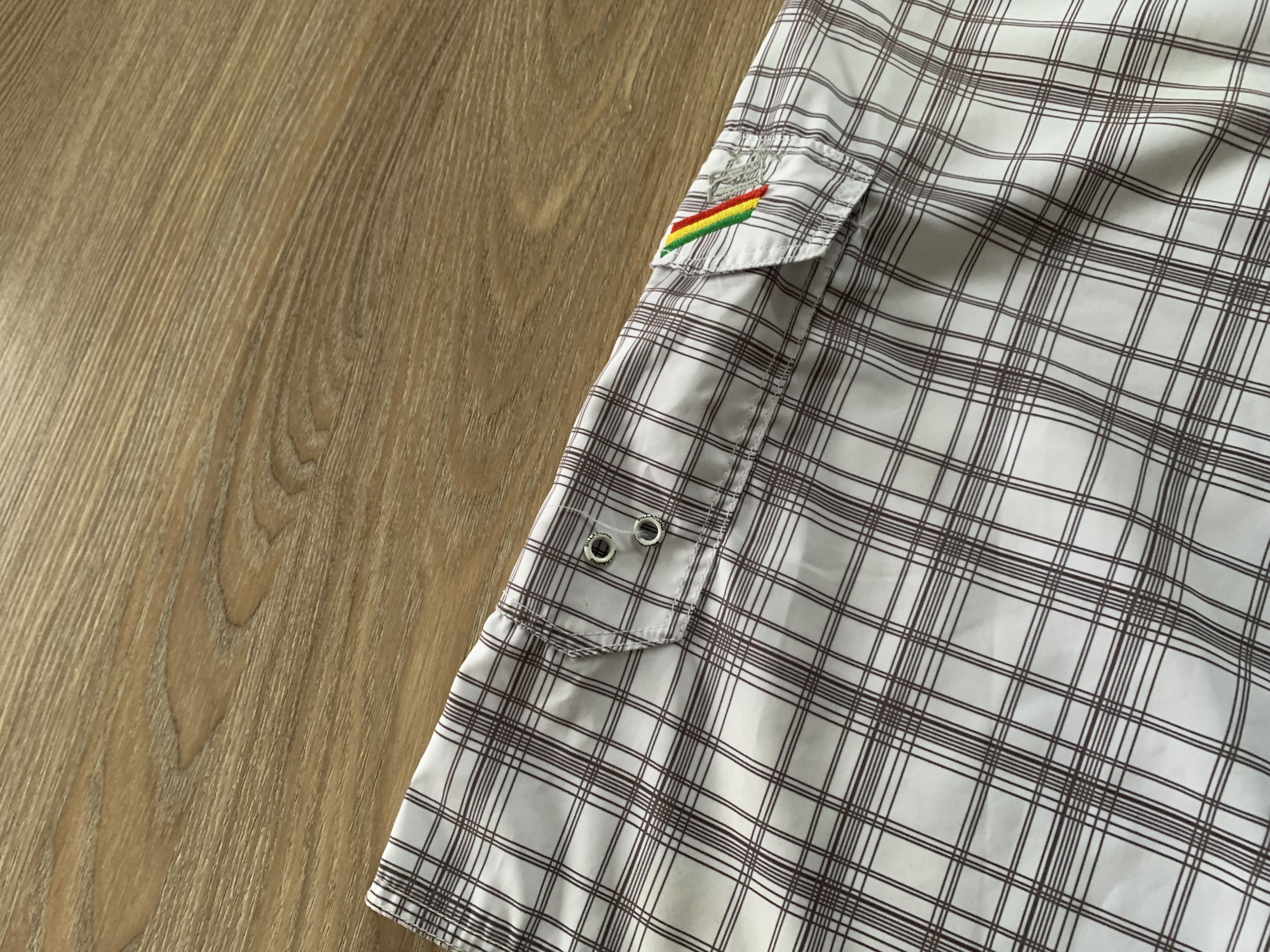 Billabong × Vintage Rare Vintage Billabong Men's Plaid Swim Shorts Size US 38 / EU 54 - 4 Thumbnail