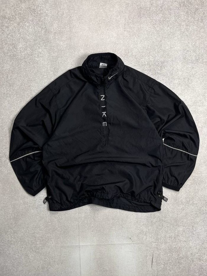 Nike × Vintage Vintage Nike Quarter Zip Nylon Boxy Jacket Y2K M Size US M / EU 48-50 / 2 - 1 Thumbnail