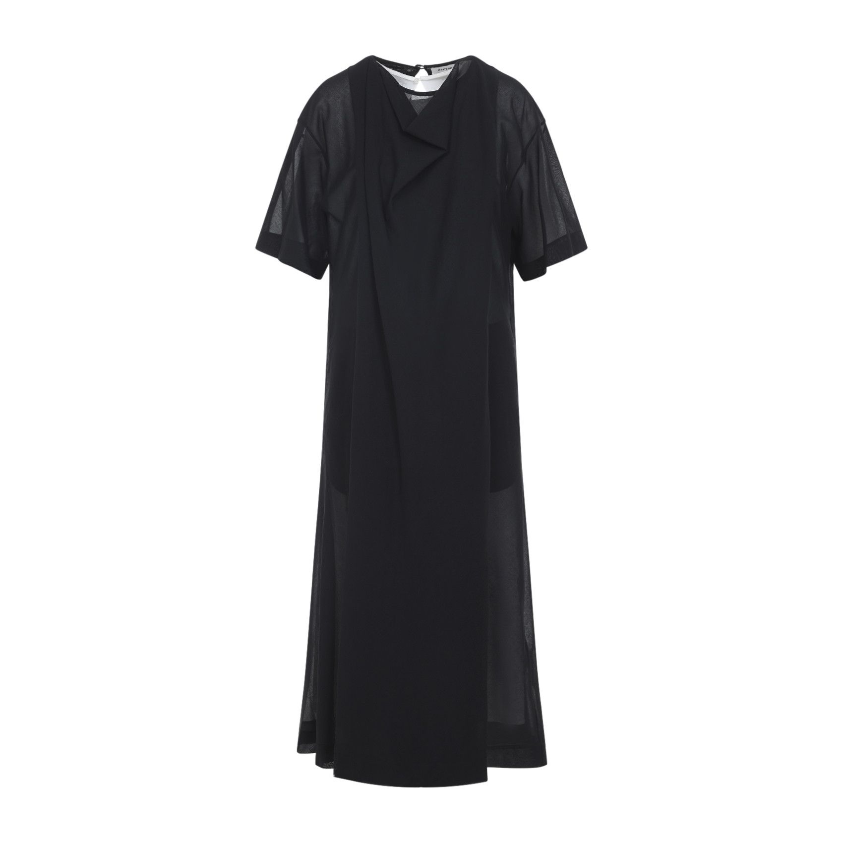Carven Carven Sheer Draped Midi Dress Size M / US 6-8 / IT 42-44 - 1 Thumbnail