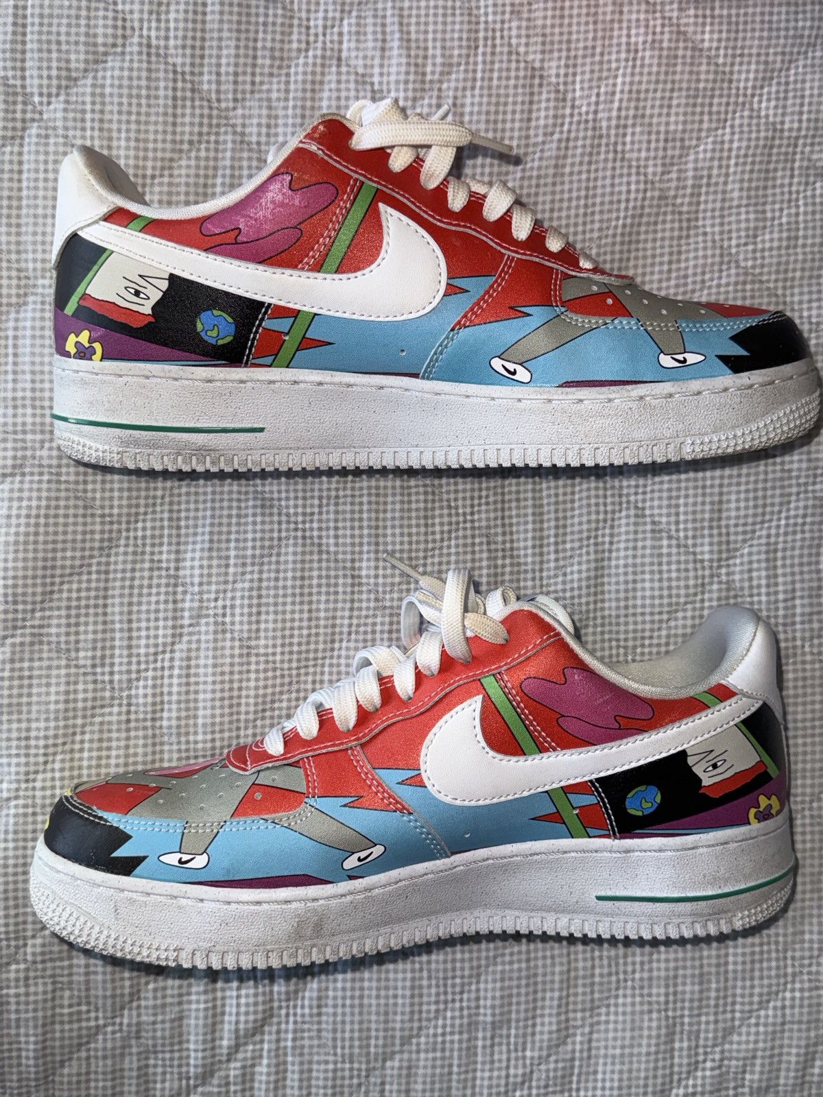 Nike Nike Air Force 1 Flyleather ‘ Ruohan Wang ’ Size US 8.5 / EU 41-42 - 1 Thumbnail