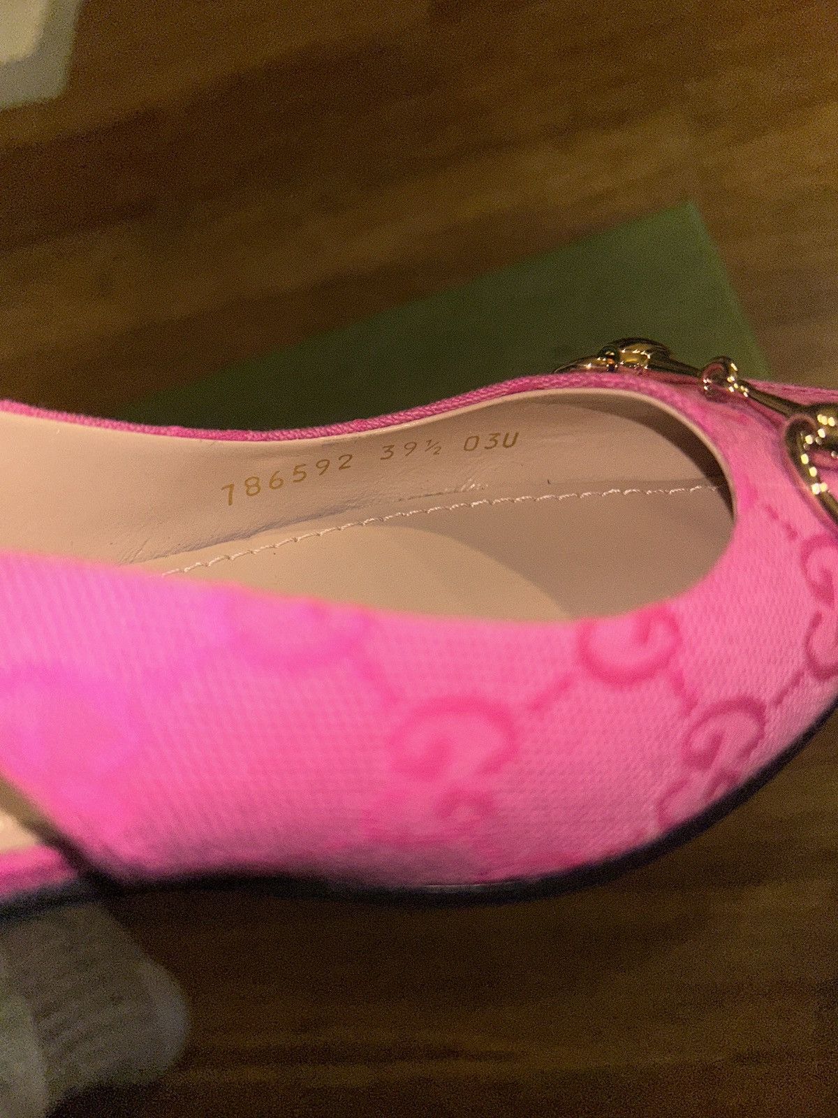 Gucci Gucci Horsebit GG Print Fabric Upper 1.2cm Flats Pink Size US 9.5 / IT 39.5 - 9 Thumbnail