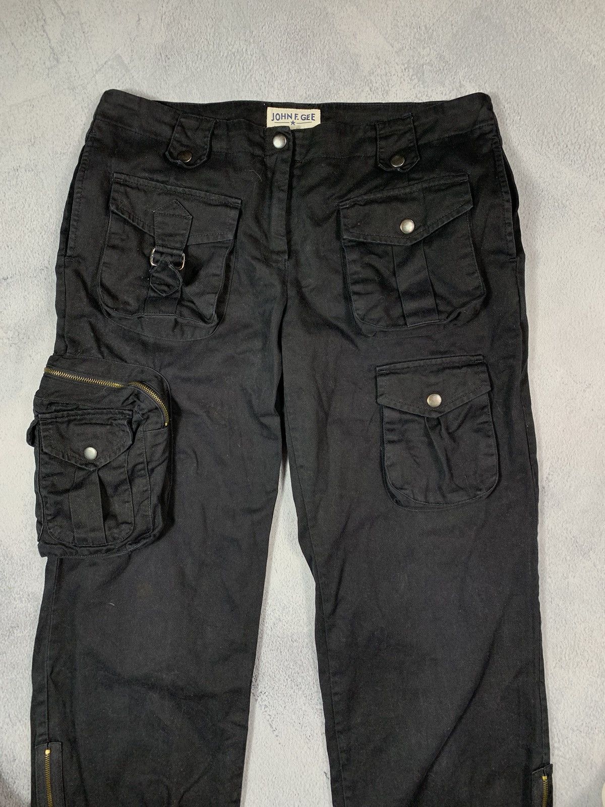 Japanese Brand Vintage Y2K Avant Garde style cargo zip pants bondage opium Size 30" / US 8 / IT 44 - 5 Thumbnail