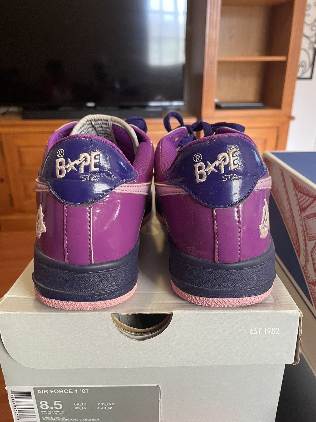 Bape 2006 Bape Taipei Secret Bapesta Size US 8.5 / EU 41-42 - 4 Thumbnail