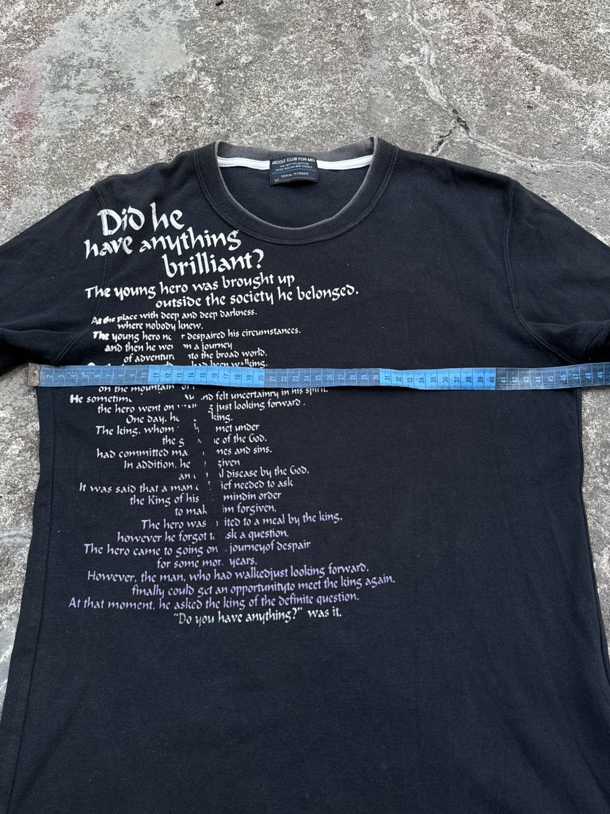 14th Addiction Nicole Club For Men NCFM Poem Crosses T shirt Size US M / EU 48-50 / 2 - 6 Thumbnail