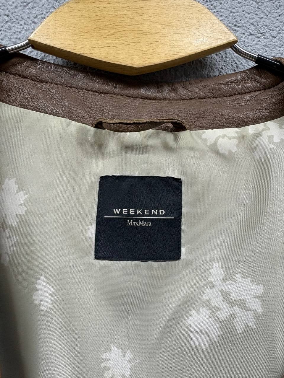 Weekend Max Mara Weekend Max Mara leather womens coat size USA 8 / M Size M / US 6-8 / IT 42-44 - 6 Thumbnail