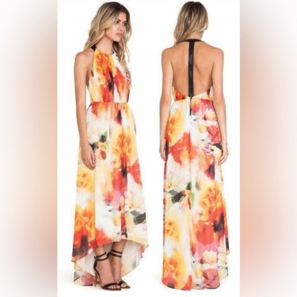 Alice + Olivia Alice + Olivia Ryan High Neck Leather T-Back | EUC | Sz 4 Size S / US 4 / IT 40 - 1 Thumbnail