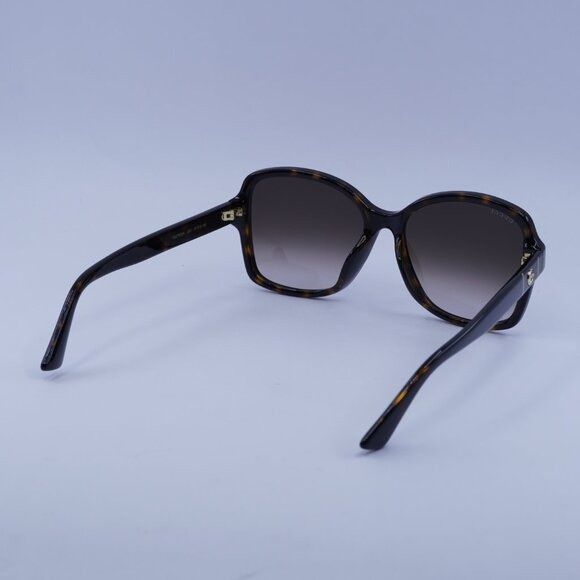 Gucci Gucci GG0765SA 003 Sunglasses Havana Butterfly Frame Size ONE SIZE - 10 Thumbnail