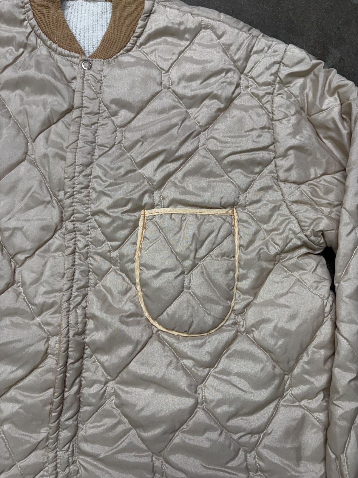 Other Vintage 1970s Beige Quilted Puffer Liner Gorpcore Set Size US L / EU 52-54 / 3 - 5 Thumbnail