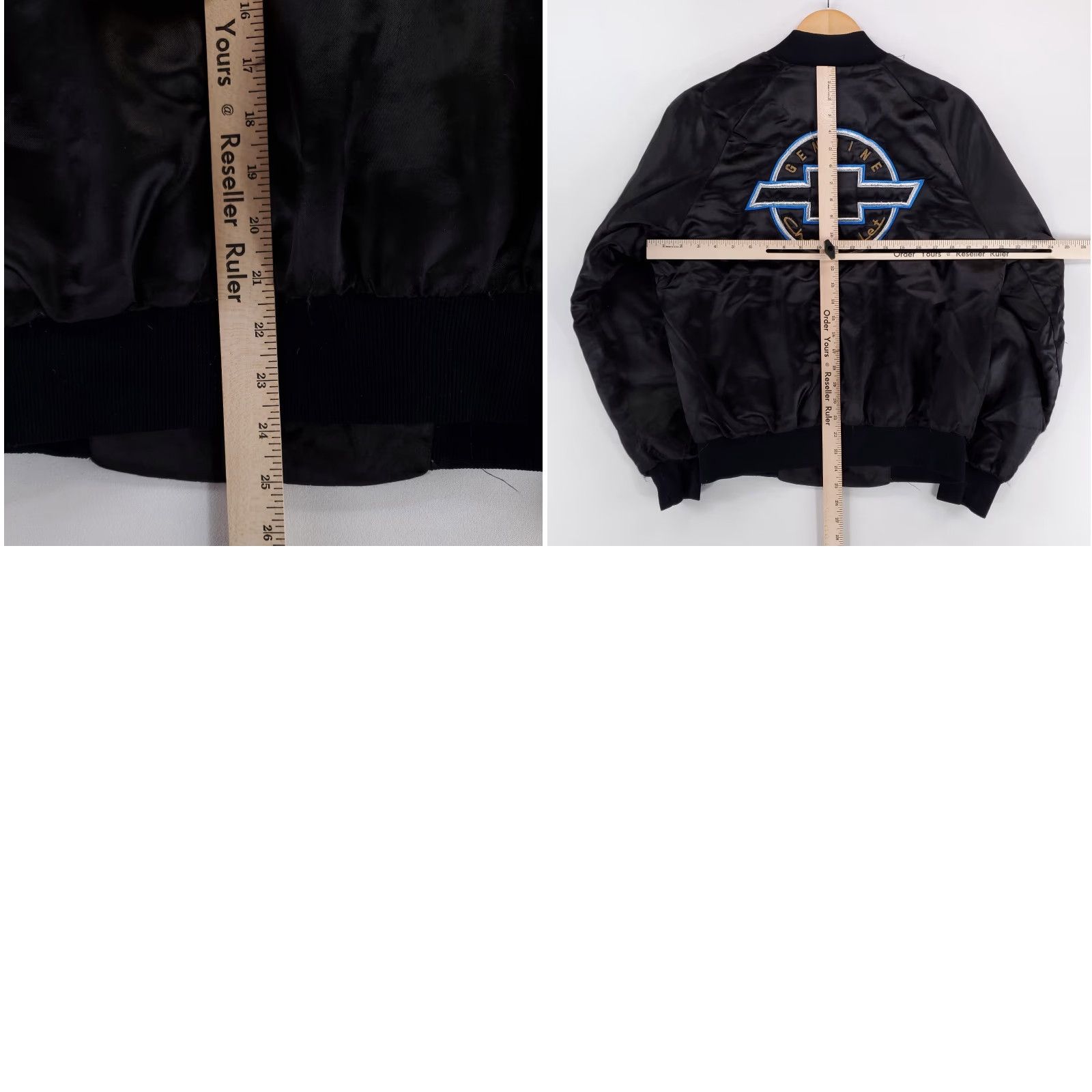Vintage VINTAGE West Ark Chevrolet Embroidered Satin Bomber Jacket Mens S 80s VTG Black Nylon Bomber Jacket Size US S / EU 44-46 / 1 - 8 Thumbnail
