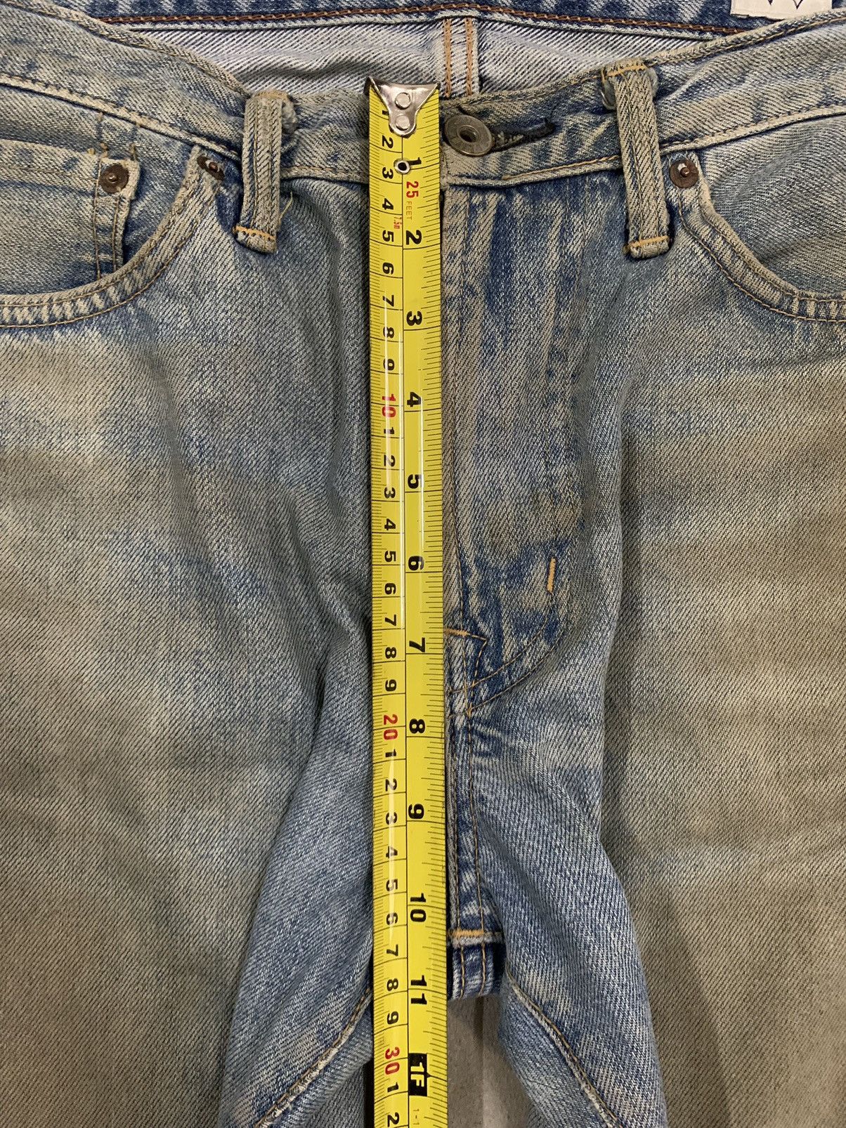 Edwin Vintage Y2K Edwin Dirt Mud Washed Loose Fit Distressed Jeans Size US 33 - 17 Thumbnail