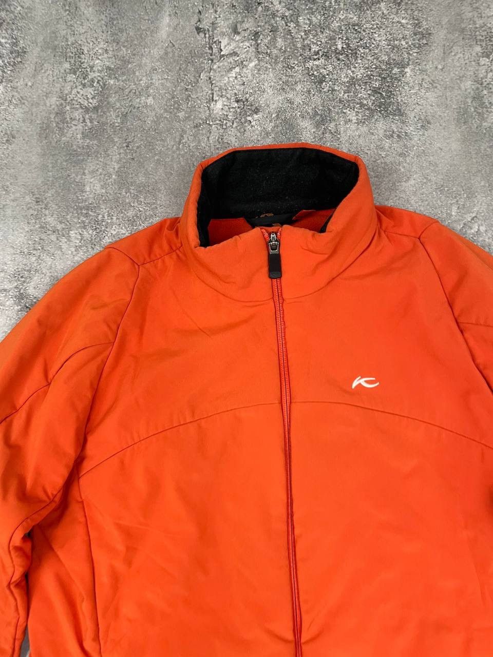 KJUS Kjus Women Softshell Jacket Windproof Fleece Lined Orange Size L / US 10 / IT 46 - 2 Thumbnail