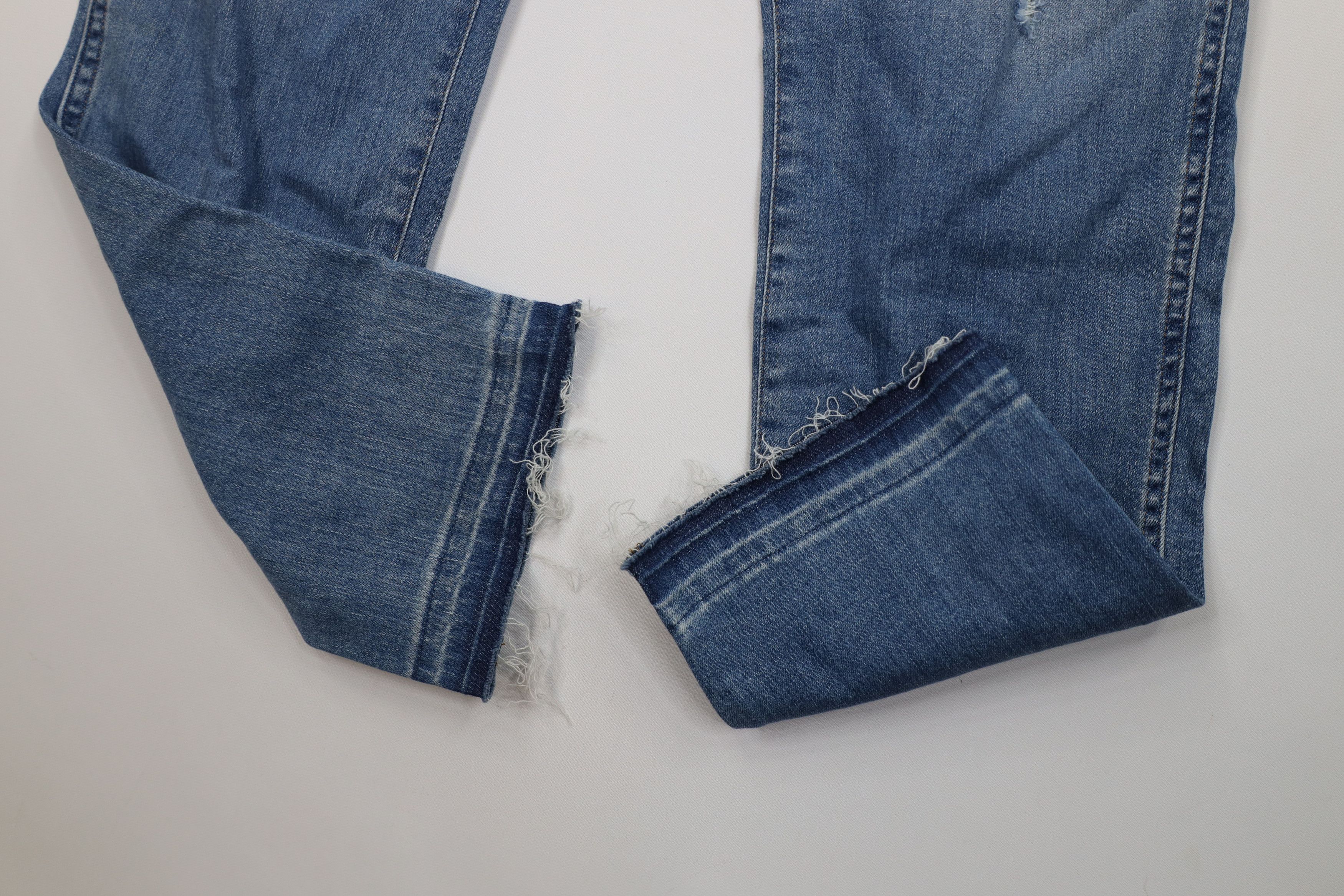 J.Crew J Crew Stretch Vintage Straight Leg Denim Jeans Blue Size 31" - 5 Thumbnail