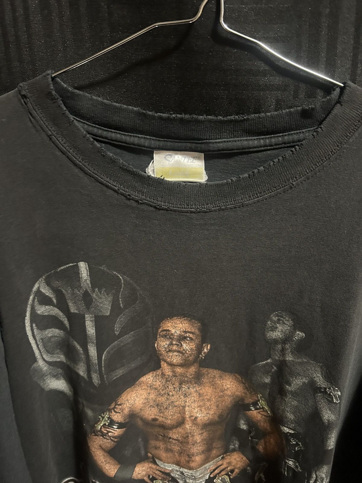 WCW/nWo Vintage 90s Rey Mysterio Unmasked Size Doesn’t Matter SizeXL Size US XL / EU 56 / 4 - 4 Thumbnail