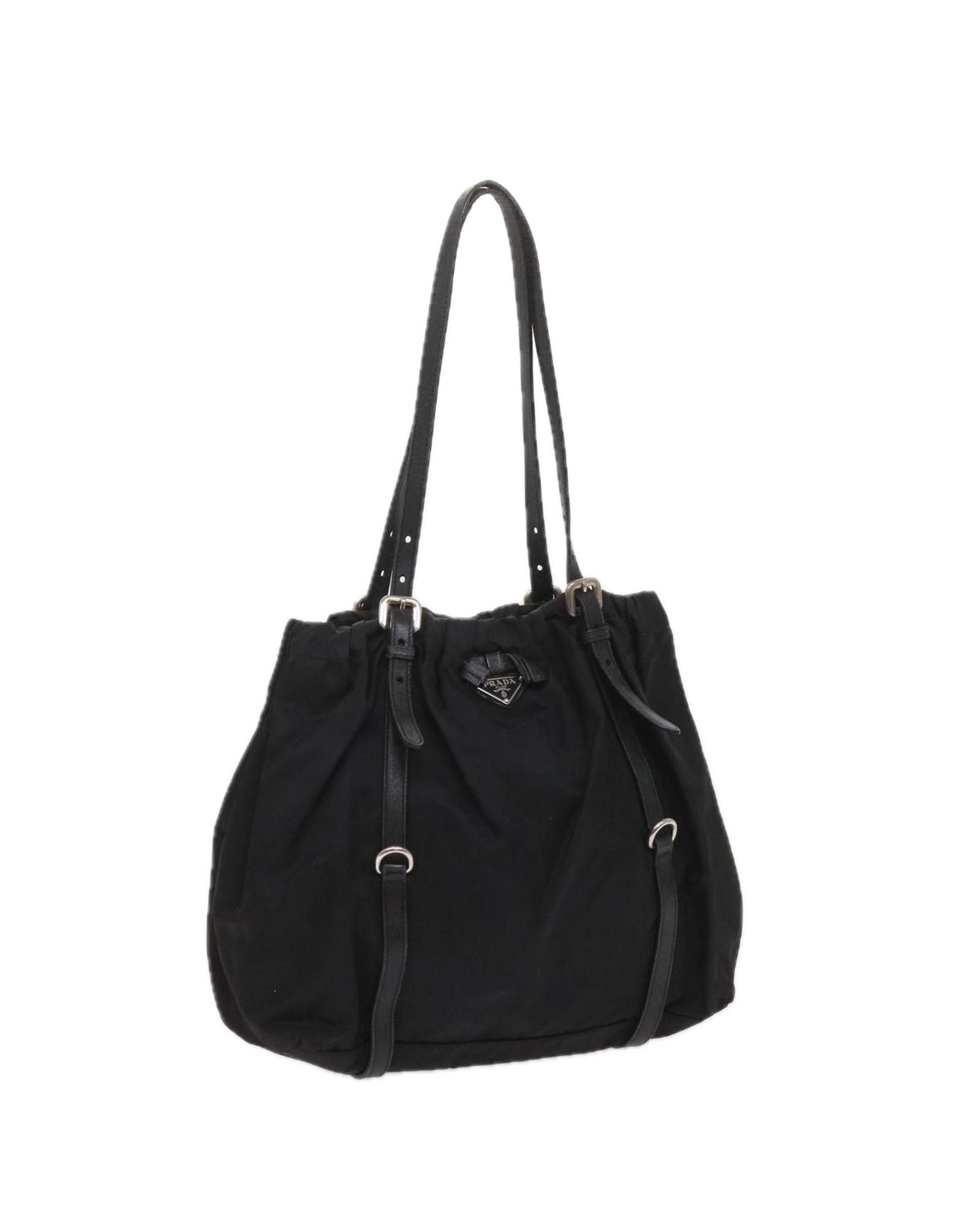 image of Black Synthetic Prada Shoulder Bag, Women's