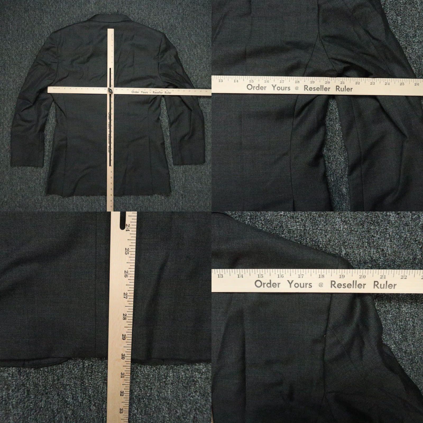 Suitsupply Suitsupply Blazer Men 40L Gray Napoli Vitale Barberis Super 110s Wool Sport Coat Blazer Size 40R - 8 Thumbnail