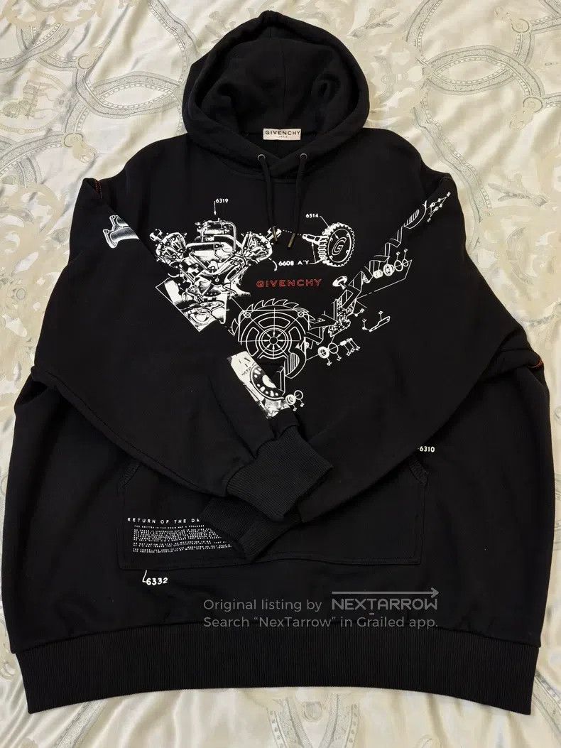 Givenchy Givenchy Black tech print sweatshirt, OS oversized fit Size US XS / EU 42 / 0 - 2 Thumbnail