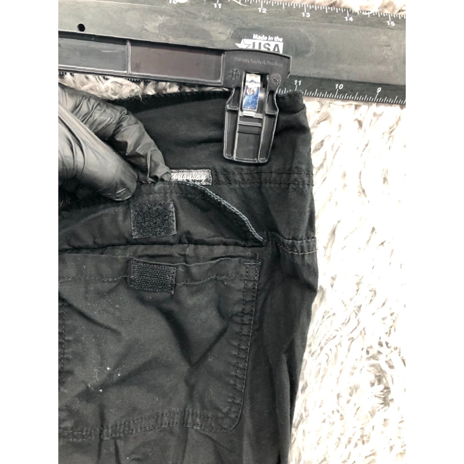 Vintage Union Bay Bootcut Pants Size 5 Womens Dark Wash Black Chino Regular Inseam 32"} Size 27" / US 4 / IT 40 - 7 Thumbnail